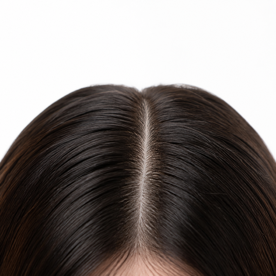 Scalp gras și vârfuri uscate