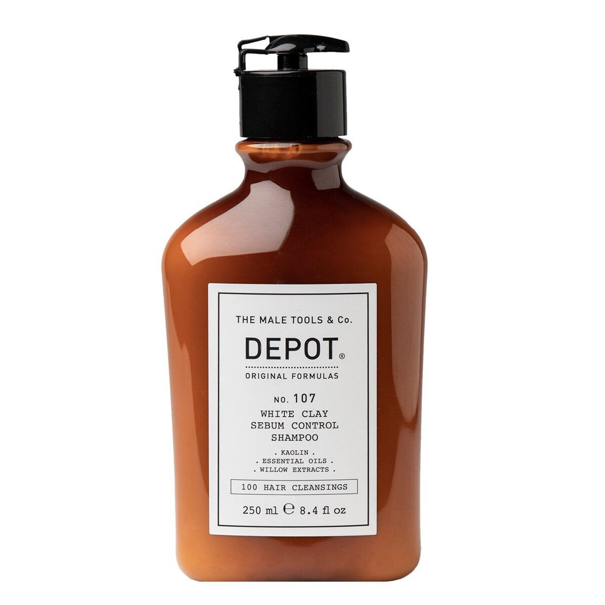 Depot 100 Hair Cleansing No. 107 Kaolin Șampon sebo-reglator 250 ml