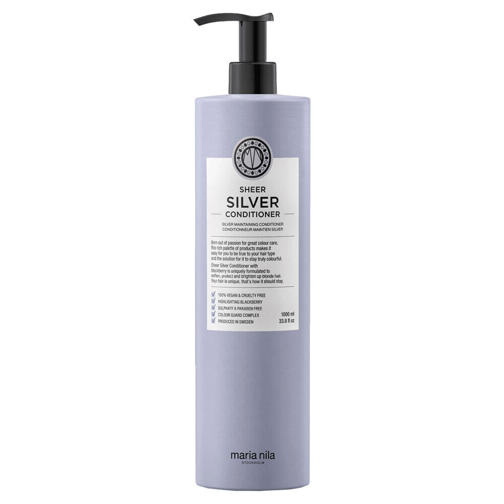 Maria Nila Sheer Silver Balsam hidratant pentru păr blond 1000 ml
