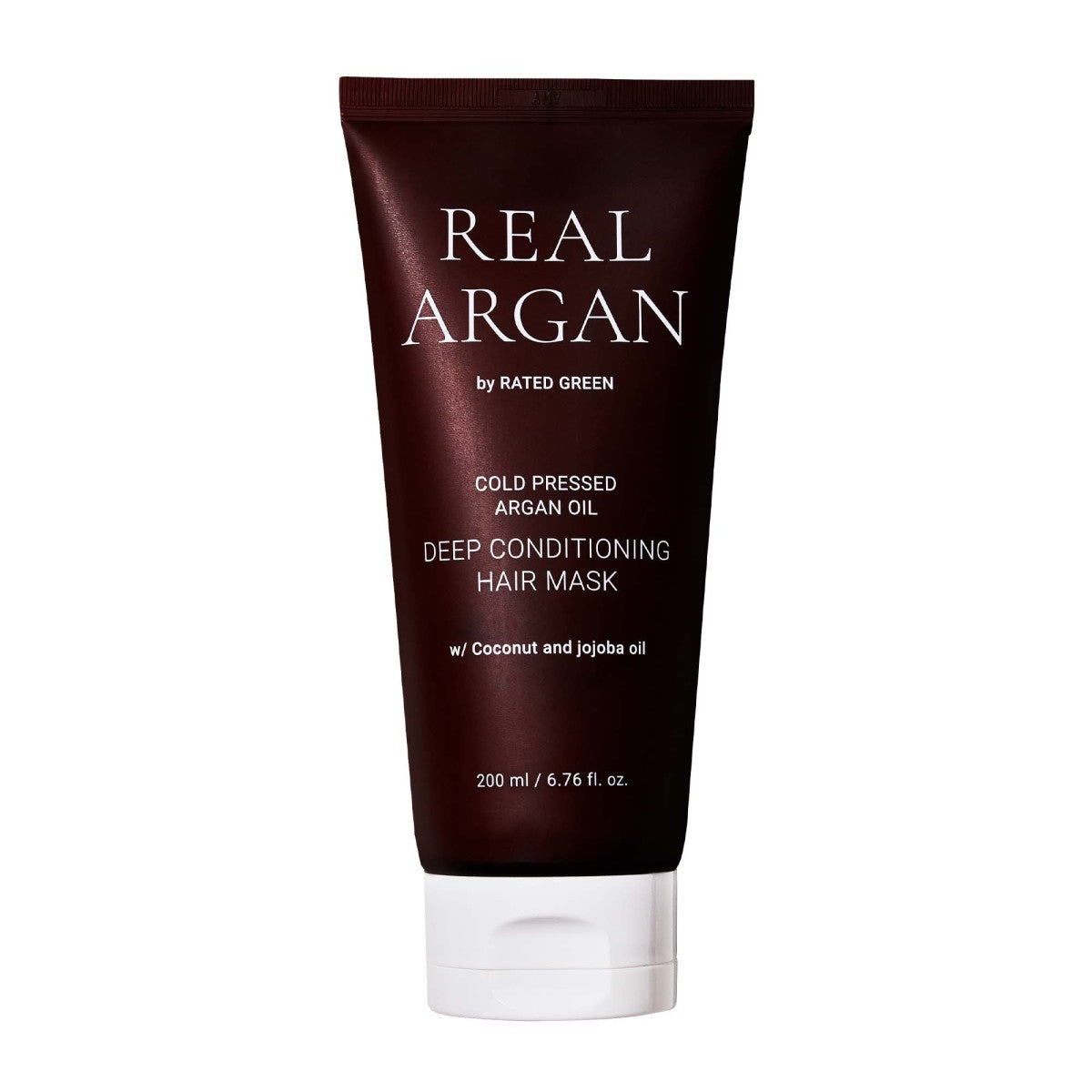 Rated Green Real Argan, mască pentru lungimi uscate 200 ml