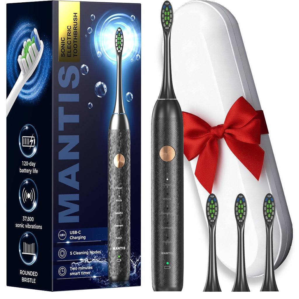 Periuta de Dinti Electrica Sonica MANTIS K1 Periuta Electrica Copii 6+ Ani si Adulti 5 Mod