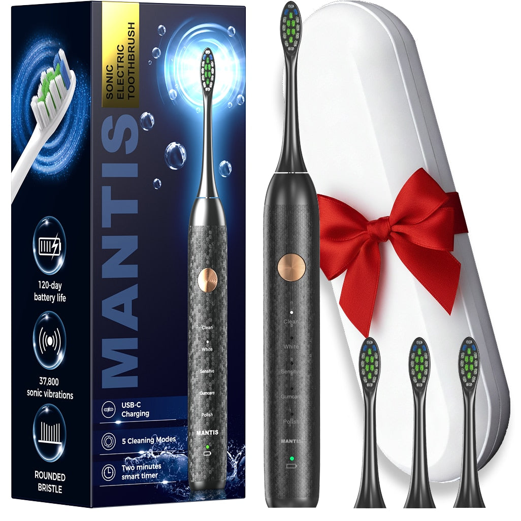Periuta de Dinti Electrica Sonica MANTIS K1 Periuta Electrica Copii 6+ Ani si Adulti 5 Mod