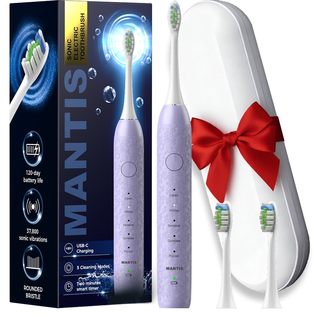 Periuta de Dinti Electrica Sonica MANTIS K1 Periuta Electrica Copii 6+ Ani si Adulti 5 Mod