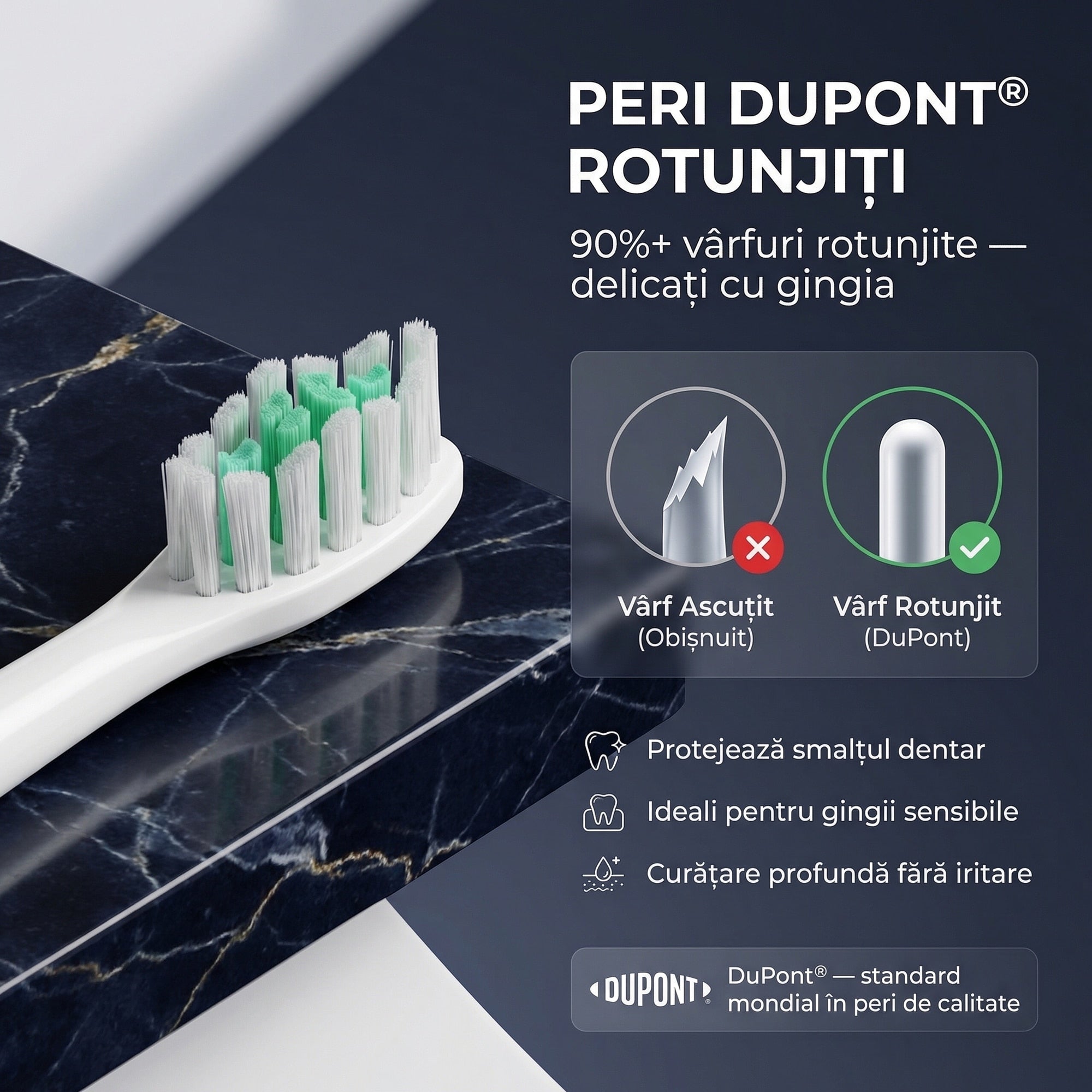 Periuta de Dinti Electrica Sonica MANTIS K1 Periuta Electrica Copii 6+ Ani si Adulti 5 Mod