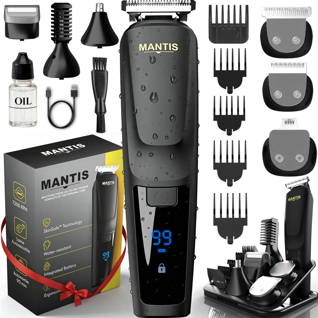 Masina de Tuns Barbati Profesionala MANTIS 6 in 1